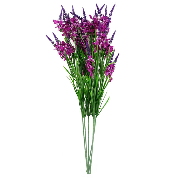 Pack of 6 x 80cm Dark Pink Larkspur Artifical Stem - Premium Quality