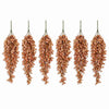 Pack of 6 x 70cm Artificial Trailing Botanik Spray Stem - Dusty Orange - Premium Quality