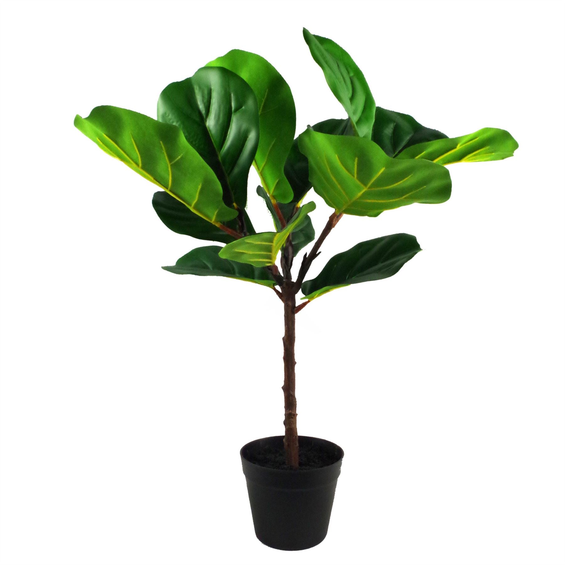 Artificial Plant Fiddle Fig Tree Plant Fiddle Fig 60cm 2ft Trees Realistic Plant Botanik