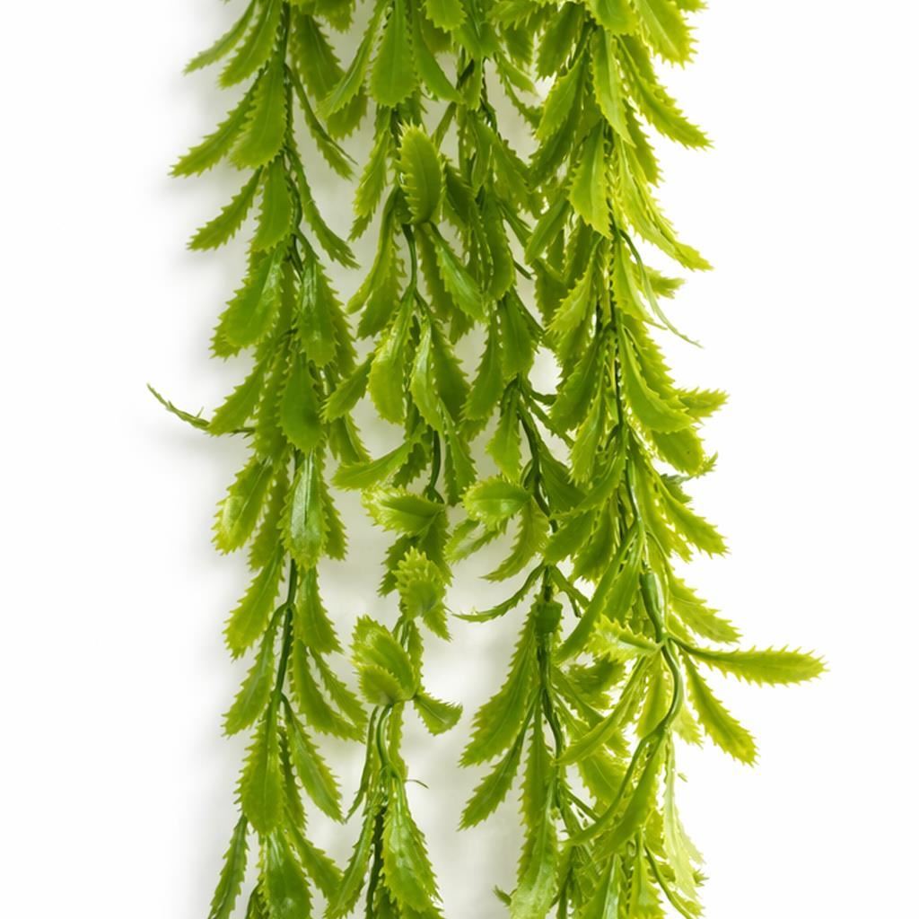 Pack of 6 x 80cm Artificial Trailing Fern Style Hanging Plant Faux Greenery Vine - Premium Quality
