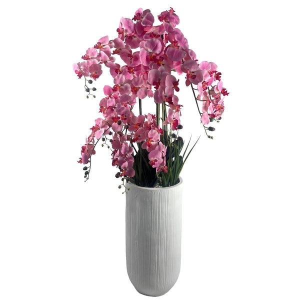 150cm Artificial Pink Orchid Potted Display Artificial