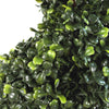 Pair of 120cm (4ft) Tall Artificial Boxwood Tower Trees Topiary Spiral Metal Top