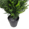 60cm Pair of Artificial Cedar Cypress Topiary UV Resistant - Premium Quality