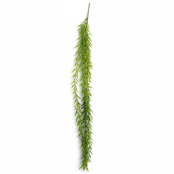 100cm Artificial Trailing Rhipsalis Style Hanging Plant - Dark Green Tips