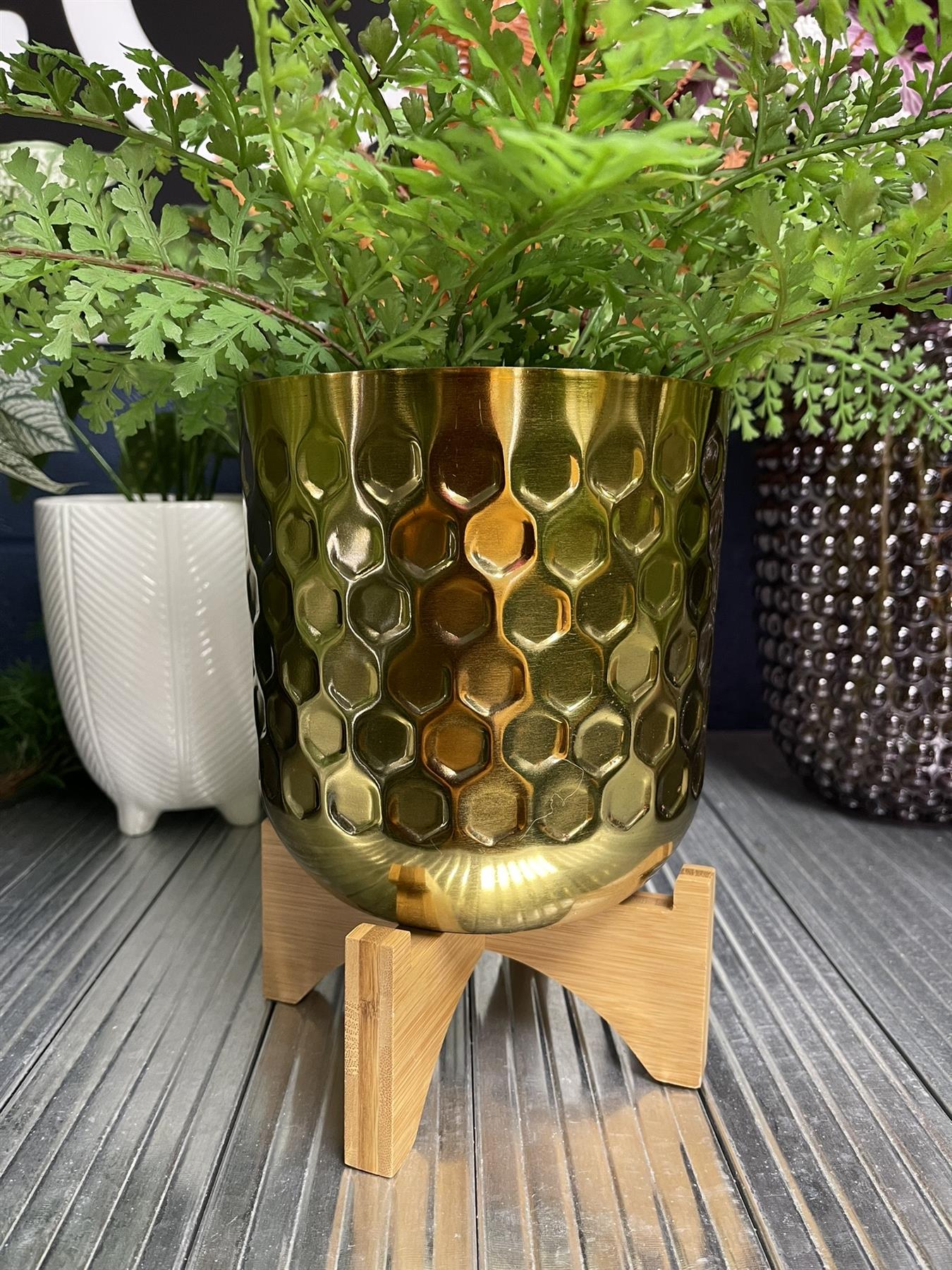 Bamboo Plant Pot Stand