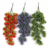 Pack of 6 x 75cm Artificial Purple Thistle Trailing Hanging Plant Faux Floral - Premium Quality