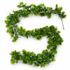 Pack of 6 x 170cm Artificial Green Mixed Foliage Floral Garland Hanging Decoration - Premium Quality