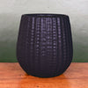 Black Ceramic Planter Plant Pot Botanik