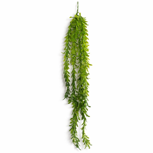 80cm Artificial Trailing Fern Style Hanging Plant Faux Greenery Vine