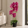 Large Pink Artificial Orchid Plant Artifcial 41 REAL TOUCH flowers Botanik