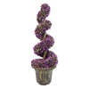 90cm Purple Large Botanik Spiral with Decorative Planter - Premium Quality