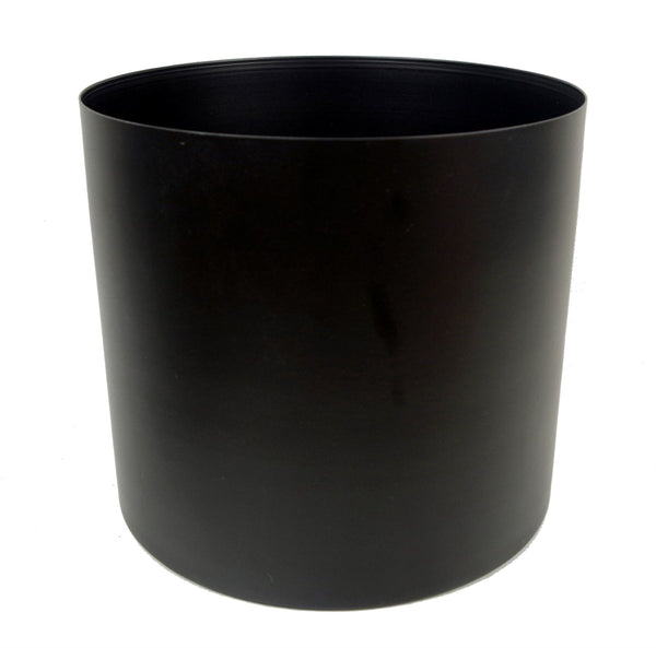 Metal Planter Plant Pot Black 20 x 18cm Smooth Finish Botanik