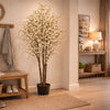 210cm Fire Retardant Cherry Blossom Tree with 1206 Flowers - Premium Quality