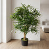 Artificial Ficus Tree Plant Green Dracaena 100cm Natural Wood Trunk Realistic Botanik
