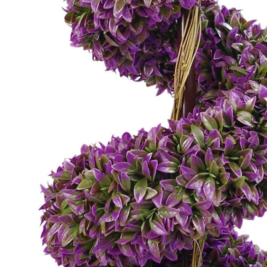 120cm Purple Large Botanik Spiral with Decorative Planter - Premium Quality