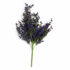 Pack of 6 x 75cm Artificial Purple Heather Flower Bush Stem