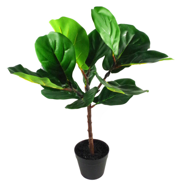 Artificial Plant Fiddle Fig Tree Plant Fiddle Fig 60cm 2ft Trees Realistic Plant Botanik