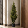 120cm Artificial Natural Look Cedar Cypress Tree - Premium Quality