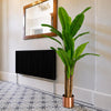 180cm Artificial Banana Tree Tropical Plant Copper Metal Planter - Premium Quality