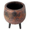 44cm x 30cm Large Zaturn Planter Brown / Black with Legs Large