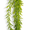 Pack of 6 x 100cm Artificial Trailing Rhipsalis Style Hanging Plant - Dark Green Tips