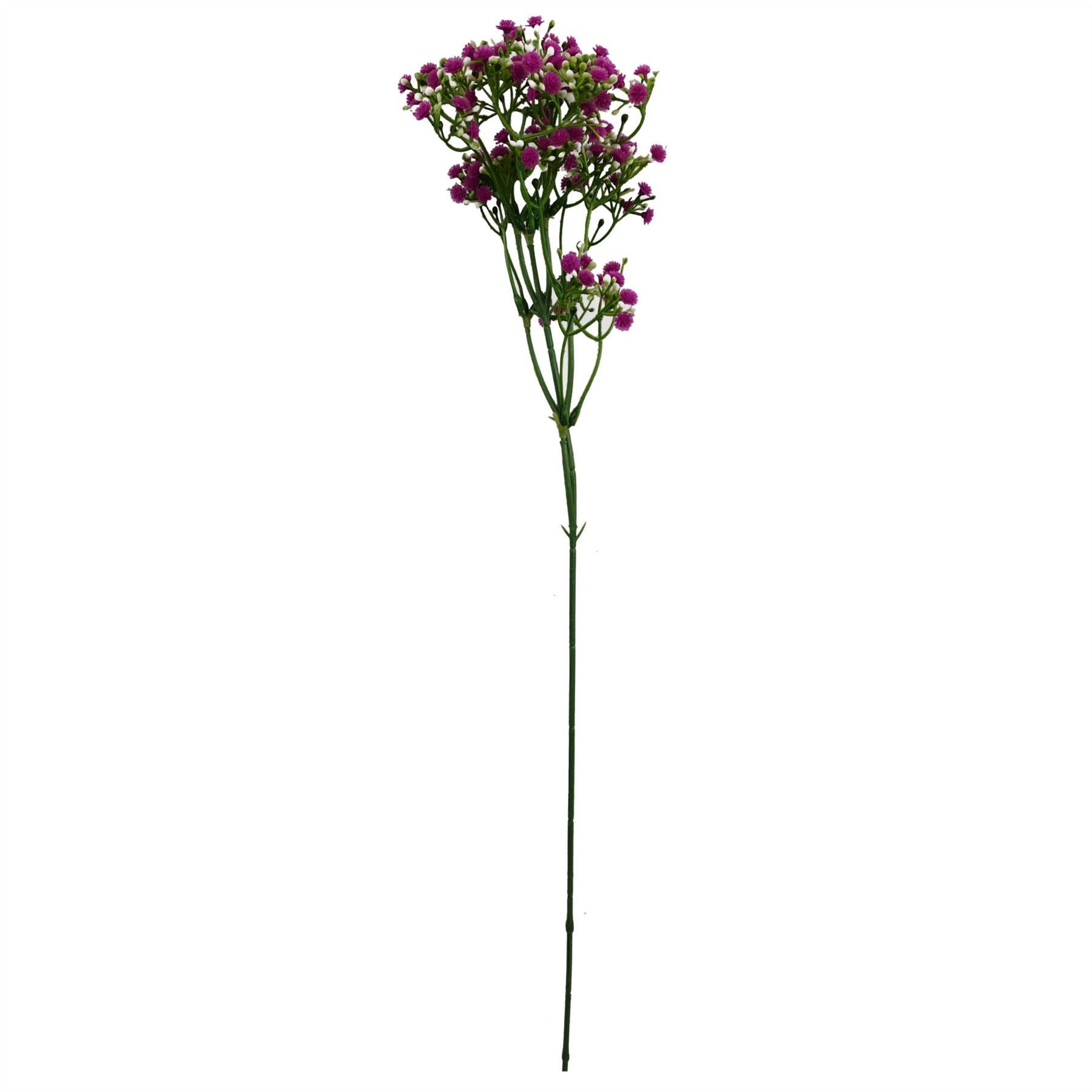 Pack of 6 x 55cm Gypsophila Pink Stem - Premium Quality