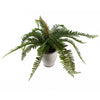 Artificial Fern Bush in Decorative Planter