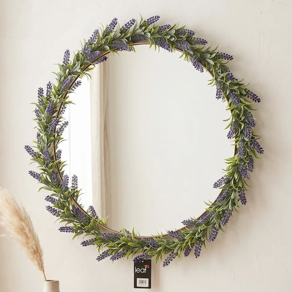 Pack of 6 x 140cm Artificial Lavender Greenery Garland Hanging Decoration