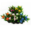 6x 18cm Artificial Freesia Plants in Assorted Colours Flowering - Premium Quality