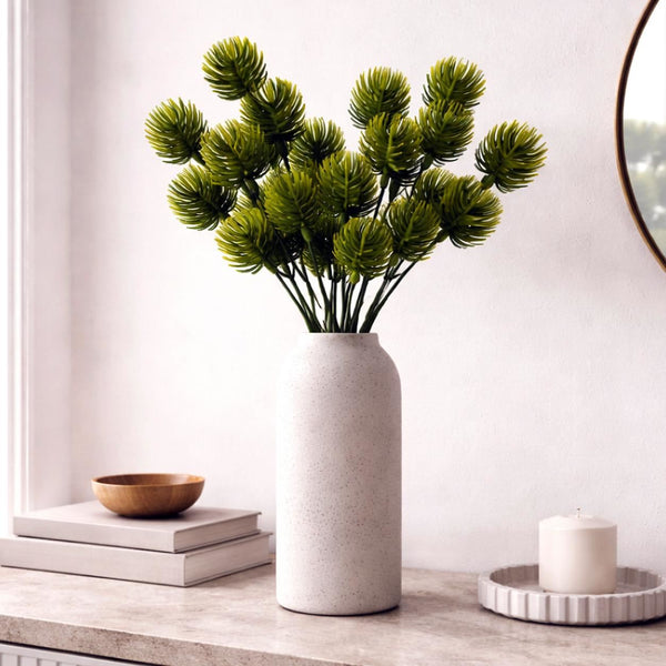 Pack of 6 x 30cm Artificial Cedrus Libani Pine Style Foliage Plant Stem