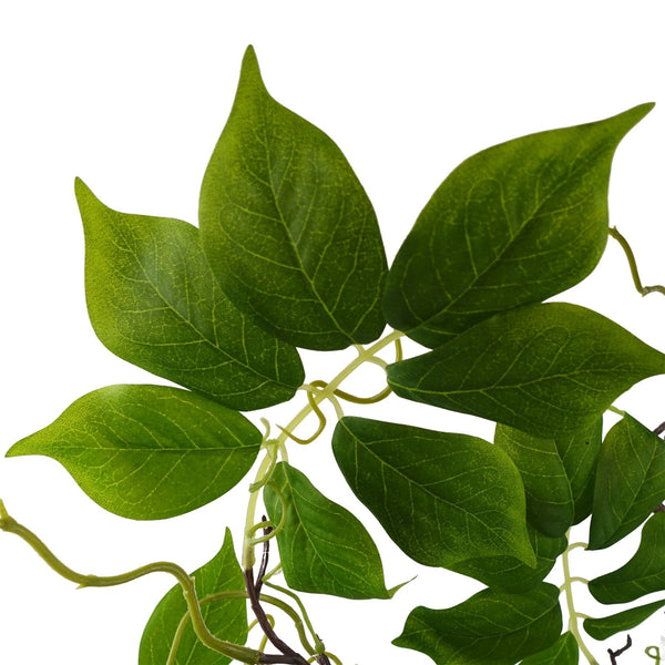 90cm Artificial White Wisteria Bush - Premium Quality