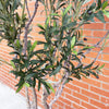 250cm XXL Artificial Olive Tree with Decorative Planter - Premium Quality