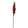 Pack of 6 x 115cm Artificial Pink Gladioli Stem