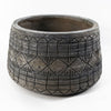 x 37cm Large Grey Gliese Embossed Planter 22cm