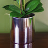 Artificial 52cm Orchid Large - Dark Pink / Silver
