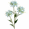 Pack of 6 x 72cm Artificial Light Blue Spider Lily Stems