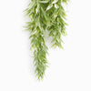 80cm Italian Ruscus Hanging Plant with Realistic Foliage - Light Green
