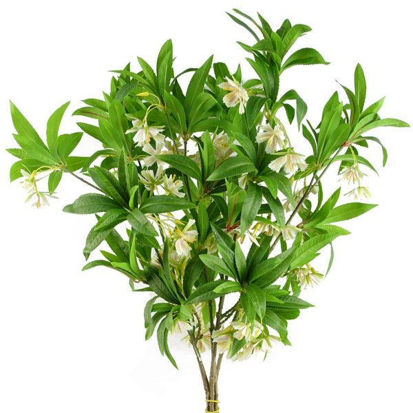 Pack of 6 x 90cm Artificial Hainan Elaeocarpus Stem - Premium Quality