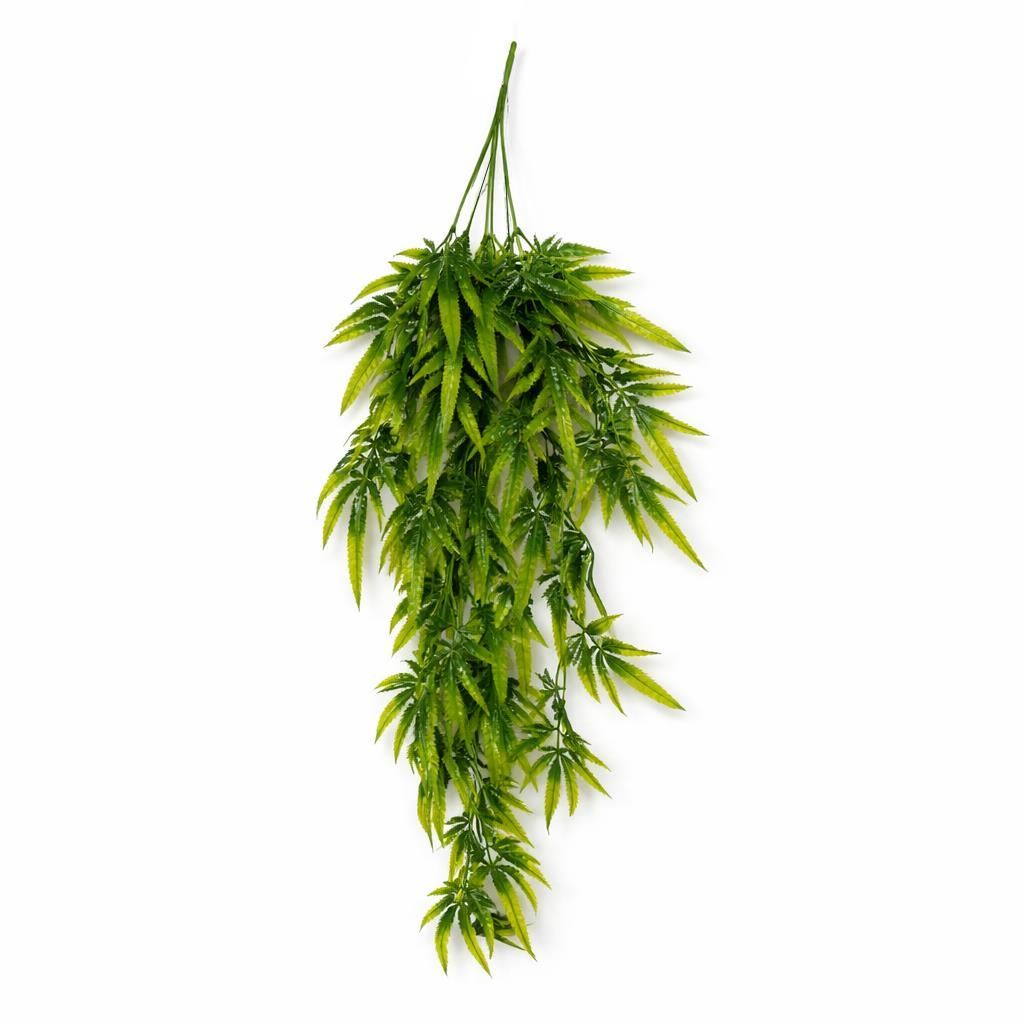 Pack of 6 x 70cm Artificial Trailing Fern Botanik Plant Hanging Faux Greenery - Premium Quality