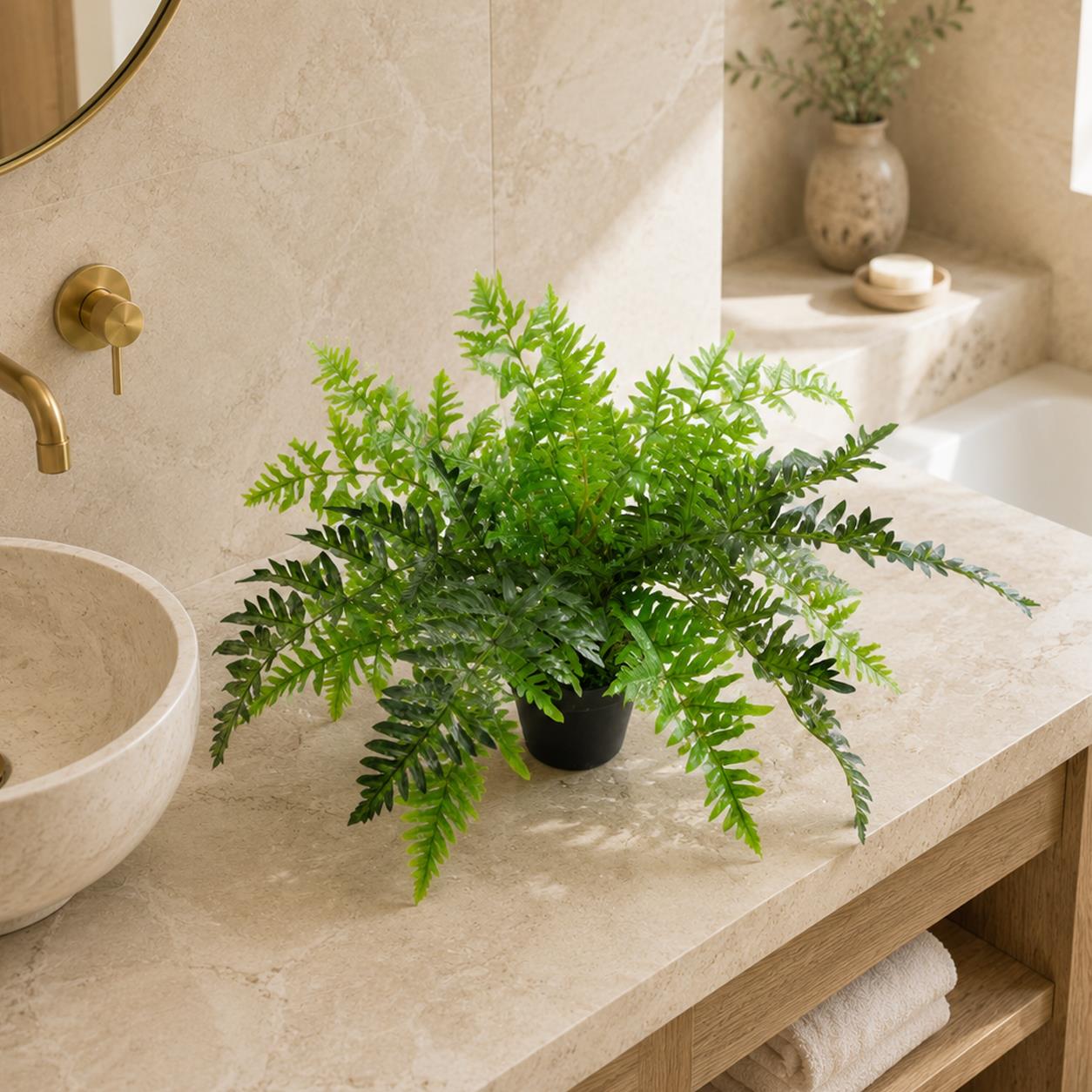 Artificial Fern Plant 50cm Fern Plants