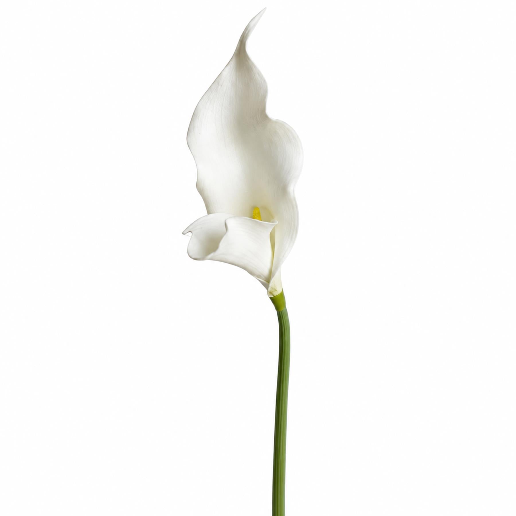 70cm Artificial White Calla Lily Stem