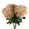 Pack of 6 x 75cm Extra Large Reflex Chrysanthemum - Pink - Premium Quality