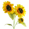 Pack of 6 x 88cm Yellow Artificial Sunflower - 18 heads - Premium Quality