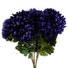 Pack of 6 x 75cm Extra Large Reflex Chrysanthemum - Purple - Premium Quality