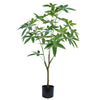 120cm Artificial Money Plant Pachira Realistic Faux Tree - Premium Quality