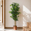 Artificial Bamboo Tree Plant Copper Planter 120cm Bamboo Canes