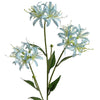 72cm Artificial Light Blue Spider Lily Stem