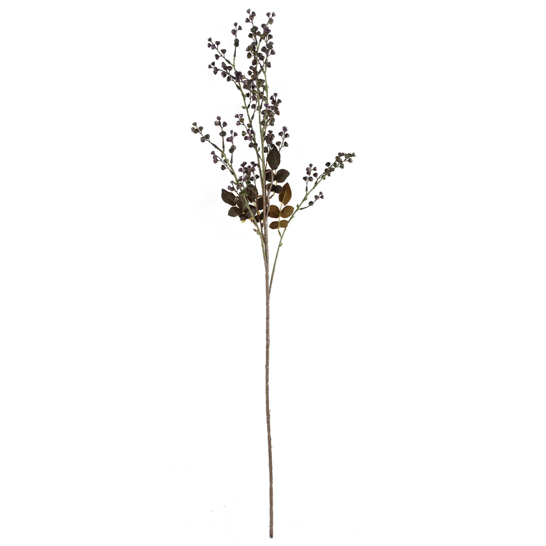 Artificial Foliage Dark Berry Stem 85cm