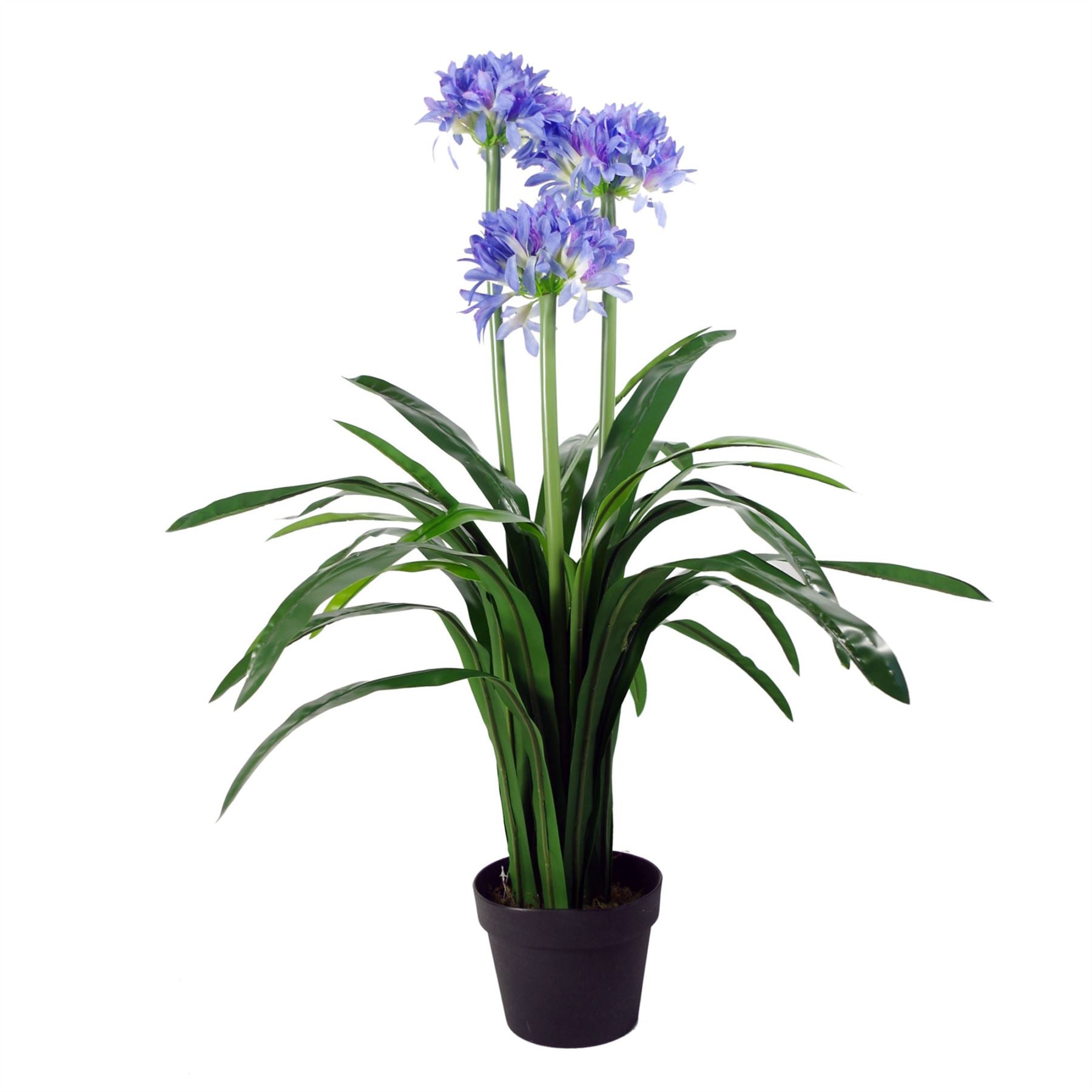 Artificial Blossom Tree 90cm Blue Flower Plants