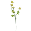 Pack of 6 x 50cm Dahlia Pompom Yellow Artificial Stem